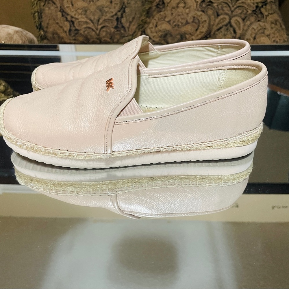 Michael Kors Cream Leather Espadrilles 7.5